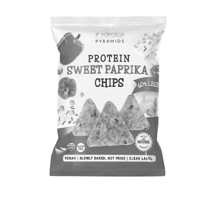 Popcrop Proteinové chipsy s paprikovou příchutí 60 g